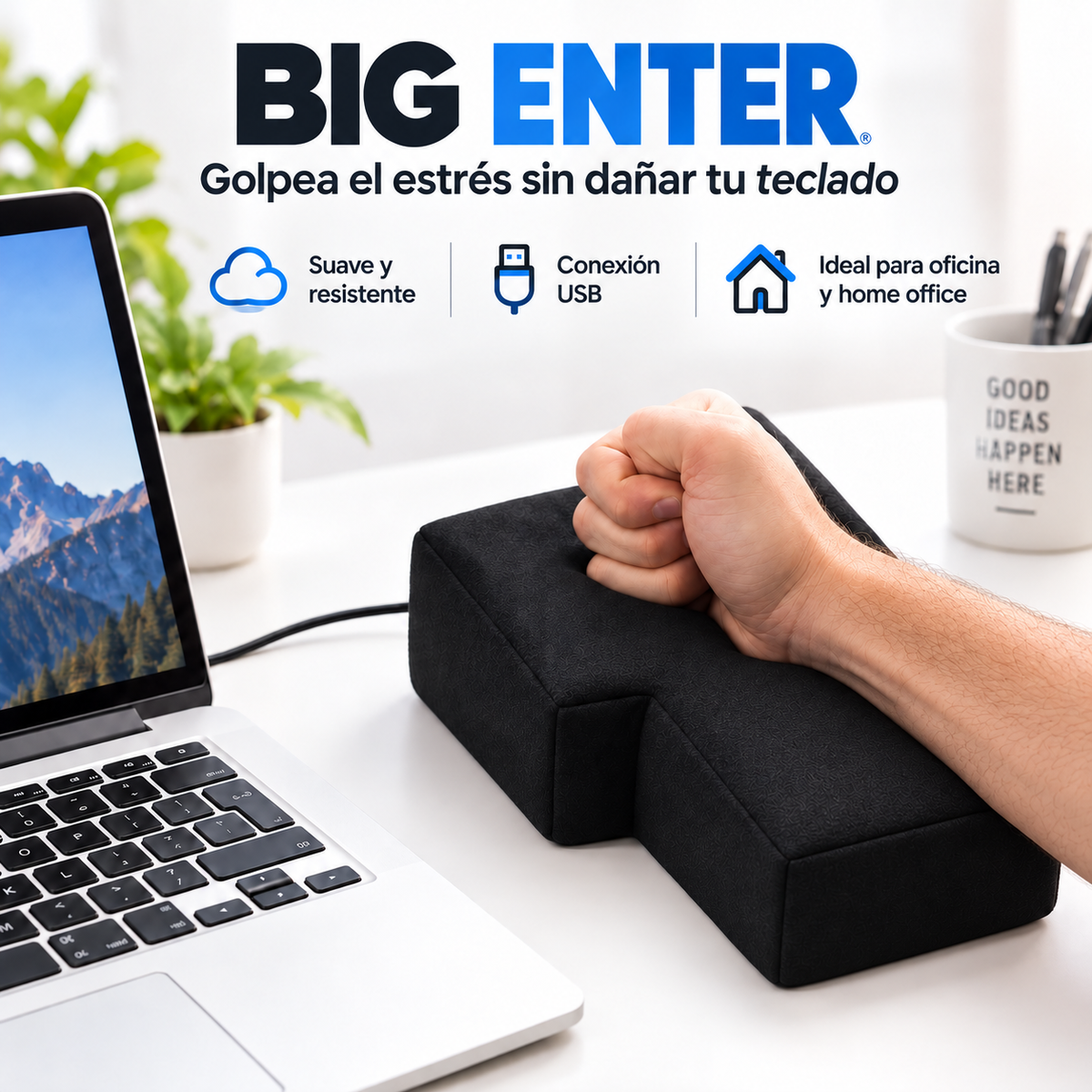 Big Enter Button - Punch Ouch