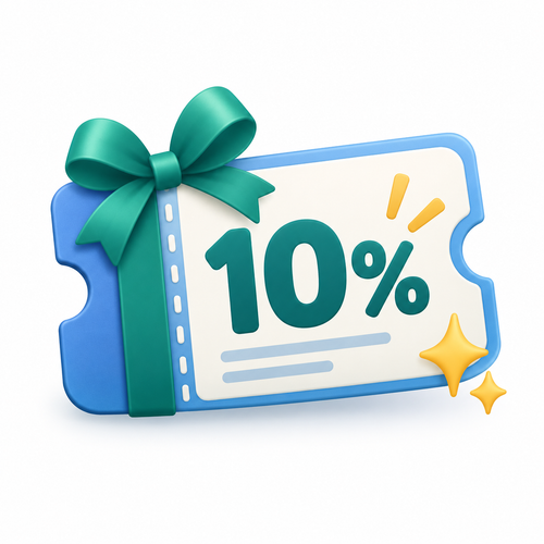 Cupón de 10% para tu próxima compra